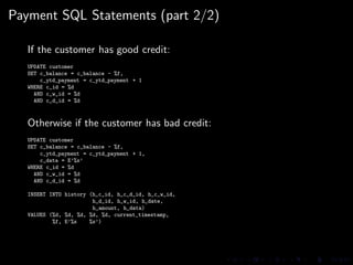 PostgreSQL Portland Performance Practice Project - Database Test 2 Workload Details