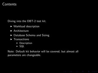 PostgreSQL Portland Performance Practice Project - Database Test 2 Workload Details