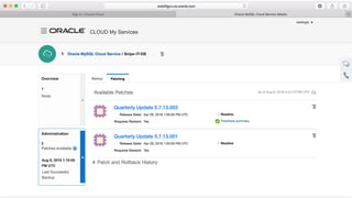 Oracle MySQL Cloud Service