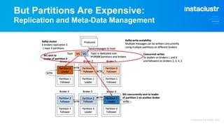 But Partitions Are Expensive:
Replication and Meta-Data Management
© Instaclustr Pty Limited, 2022
 