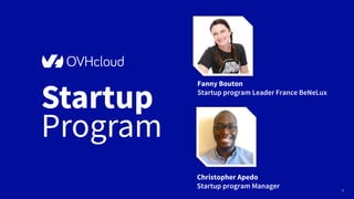 OVHcloud Startup Program : Découvrir l'écosystème au service des startups 