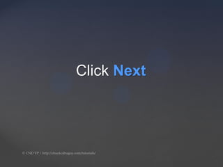Click Next
 