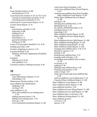 Oracle document on Fixed asset (implementation document)