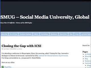 Engaging Patients Through Social Media