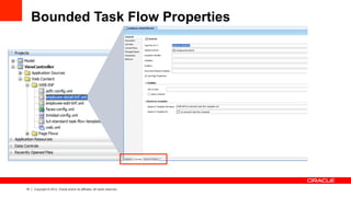 19 Copyright © 2012, Oracle and/or its affiliates. All rights reserved.
Bounded Task Flow Properties
 