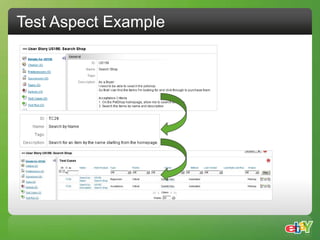 Test Aspect Example
 