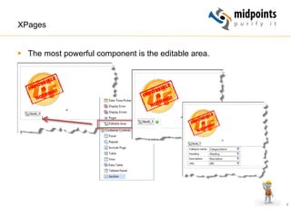 XPages


§  The most powerful component is the editable area.




                                                        8
 