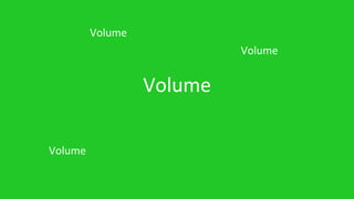 Volume	
  
Volume	
  
Volume	
  
Volume	
  
 