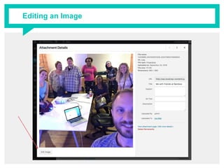 Editing an Image
 