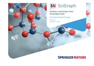 Building a Linked Open Data
Knowledge Graph
Henning Schoenenberger
ICIC 2017
October 23, 2017
 