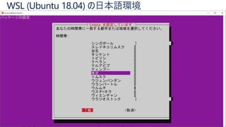 Windows Server Container and Windows Subsystem for Linux