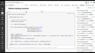 Managing the Machine Learning Lifecycle with MLflow