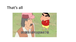 That’s all
 