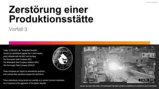 © 2022 SPLUNK INC.
Zerstörung einer
Produktionsstätte
Vorfall 3
 