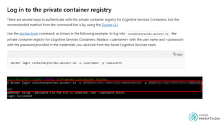 Bringing AI to the edge: On-premise Azure Cognitive Services 
