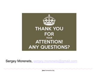 Sergey Morenets, sergey.morenets@gmail.com
 