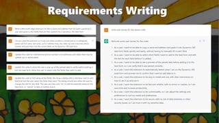 Requirements Writing
 
