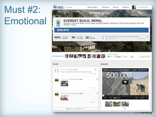 Must #2:
Emotional
 