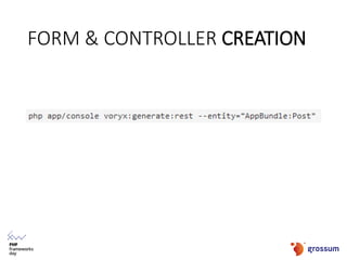 FORM & CONTROLLER CREATION
 