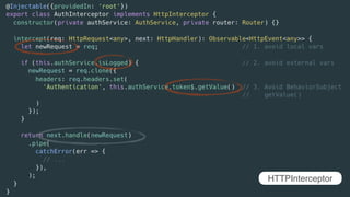 HTTPInterceptor
 