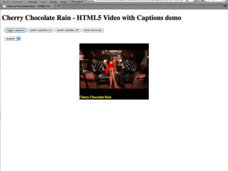 [Access U 2010] HTML5 & Accessibility