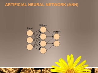 ARTIFICIAL NEURAL NETWORK (ANN)