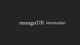 introduction
 