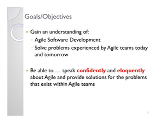Agile Software Development Overview