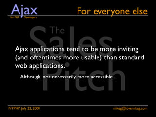 Ajax for PHP Developers