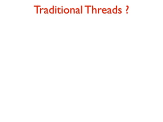 Traditional Threads ? 
 