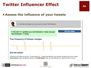 Guidelines on Who to FollowInfluential TweetersA verified account TrueTwit profileLow ratio of followers to followingTweets are relevant to followersProfile has picture or avatarProvides name, website and bioNote: Do not just follow profiles with high number of followers. Follow people regardless of size of following that are relevant to you