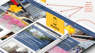 Moved
popular
content to
top-level
navigation
 