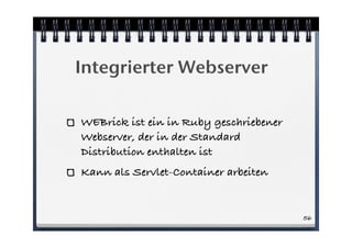 An Introduction to Ruby