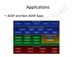 ApplicationsAOSP and Non-AOSP Apps