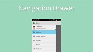 Navigation Drawer

 
