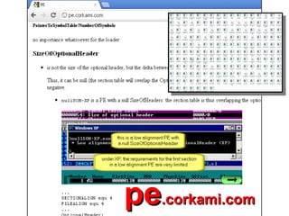 pe.corkami.com
 