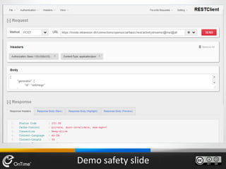 Demo safety slide
 