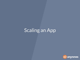 Scaling an App 
 