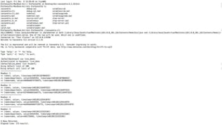 Presentation of Apache Cassandra 