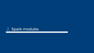 2. Spark modules
 