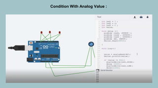 Condition With Analog Value :
 