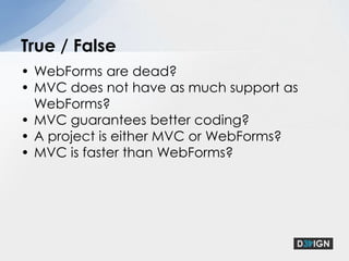 An easier to test framework.
