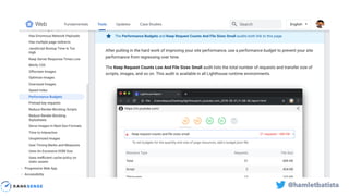 Automating Google Lighthouse
