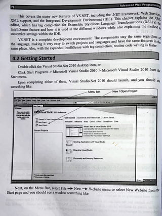 Advanced Web Programming Chapter 4
