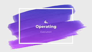 4.
Operating
Execution
 