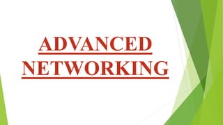 ADVANCED
NETWORKING
 