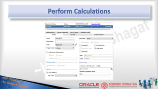 Perform Calculations
 