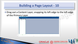 Building a Page Layout - 10
Drag out a Content Layer, snapping its left edge to the left edge
of the Primary Layer
 