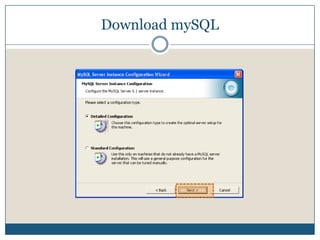 Download mySQL