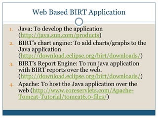 Installating and Configuring Java, MySQL and BIRT.